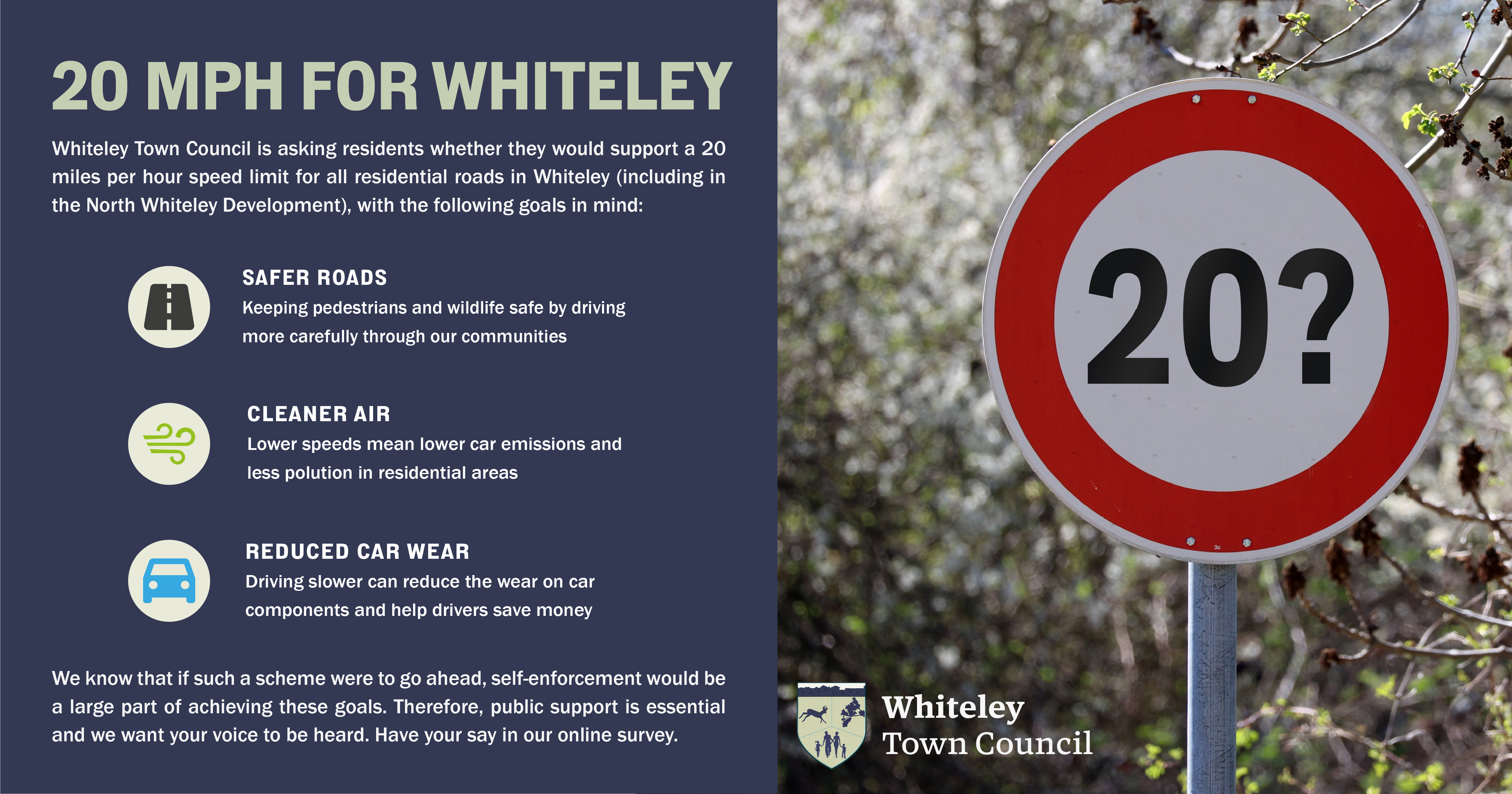 Whiteley Council Speed Post